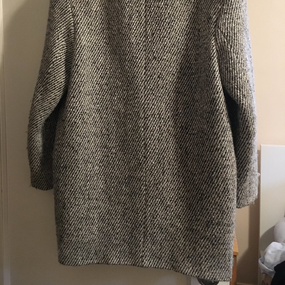 Zara Basic Double Breasted Winter Coat - image 8